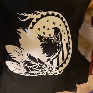 Eagle with flag shirt